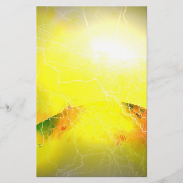 En stjärna är född - Science fiction Digital Art Brevpapper (Framsida)