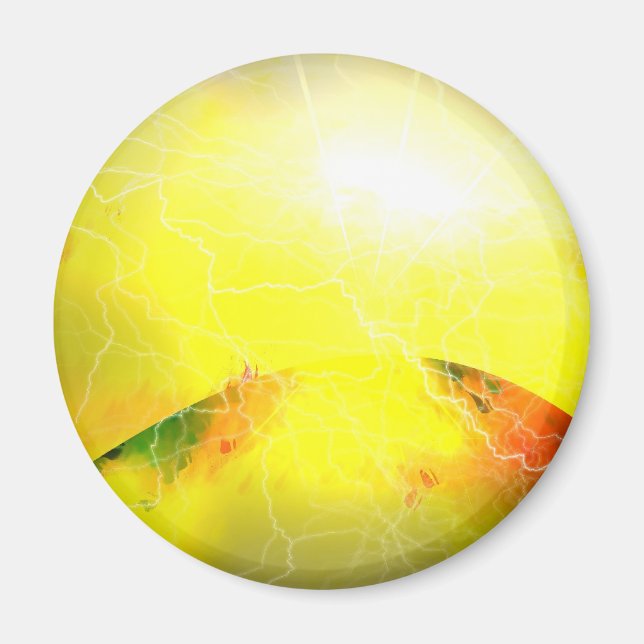 En stjärna är född - Science fiction Digital Art Magnet (Framsidan)