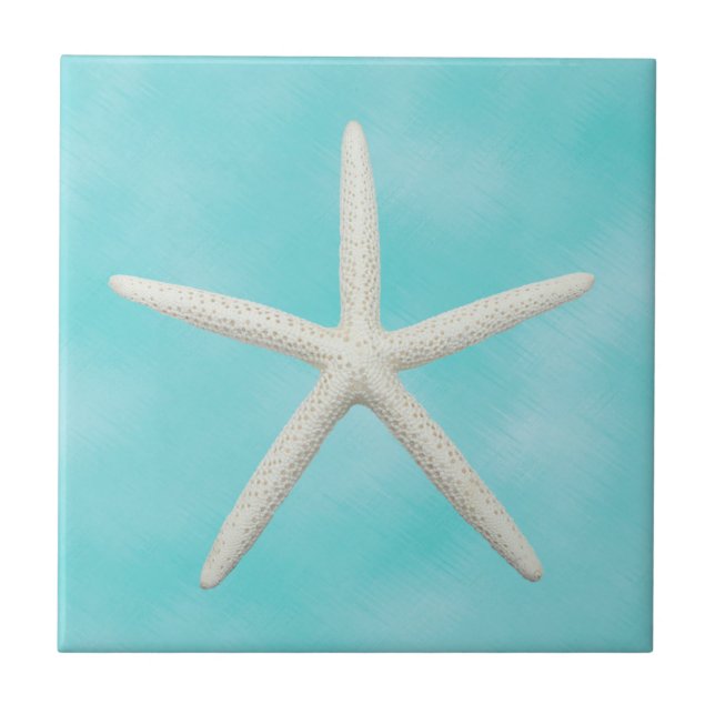 En stjärtfenad på Aqua Blue Kakelplatta (Framsidan)