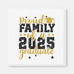 En stolt familj på 2025 Student för Graduati Magnet
