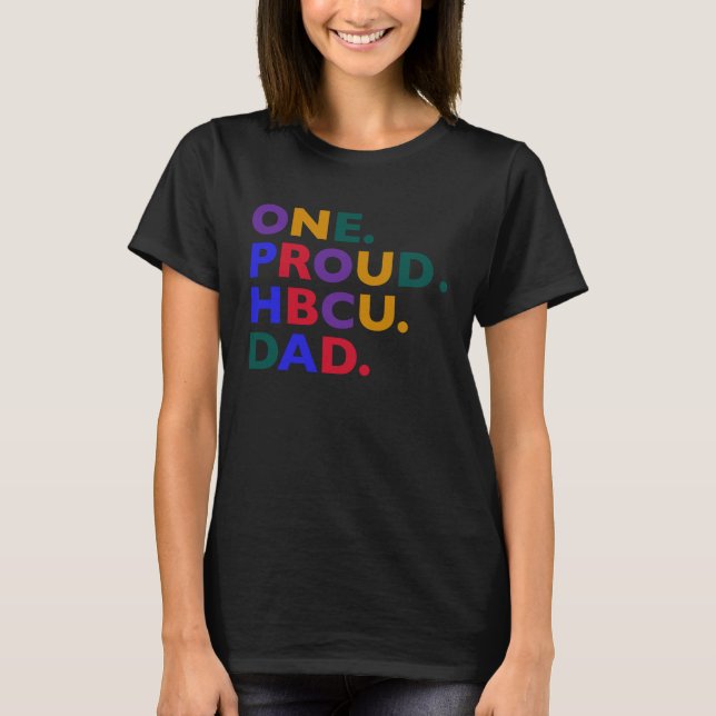 En stolt HBCU-pappa T Shirt (Framsida)