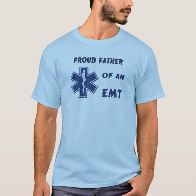 En stolt pappa av en EMT Tee Shirt (Framsida)