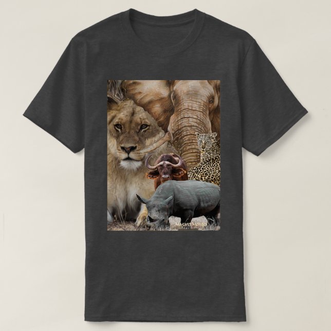 EN STOR 5 TEE-UTFORMNING HELT FRÅN AFRIKA T SHIRT (Design framsida)