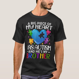 En stor Biet av mitt hjärta har autism och han är T Shirt