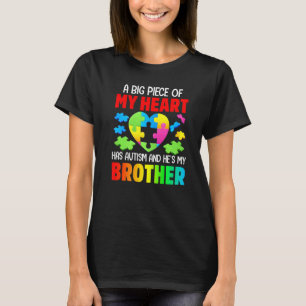 En stor Biet av mitt hjärta har autism och han är T Shirt