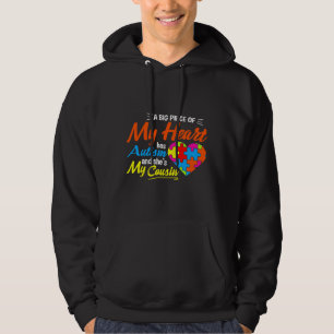 En stor Biet i mitt hjärta har autism Hoodie