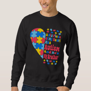 En Stor Del Av Mitt Hjärta Har Autism Och Han Är M Lång Ärmad Tröja