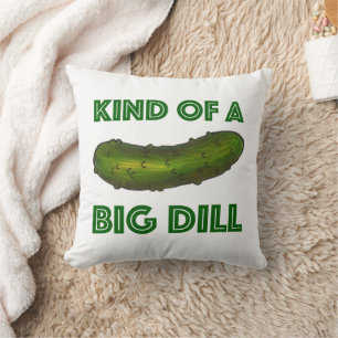 En stor dill (Deal) Kosher Pickle Foodie Kudde