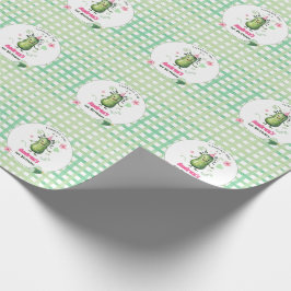 En stor dillpickle Första födelsedagen Rosa Presentpapper
