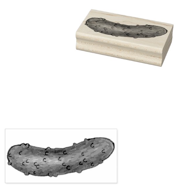 En stor docka (Deal) Kosher Sour Pickle Stämpel (Stämplad)