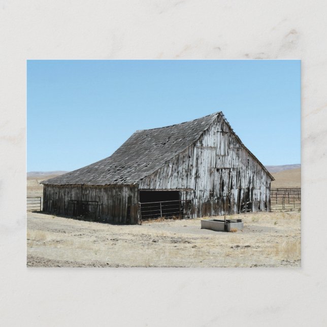 En stor gammal Barn Vykort (Framsida)