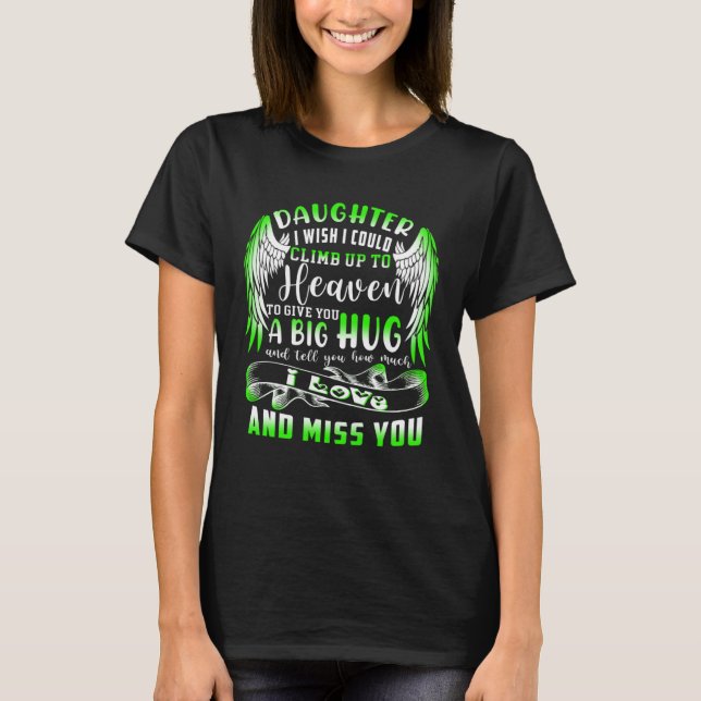 En stor kram och berätta för min dotter hur mycket t shirt (Framsida)