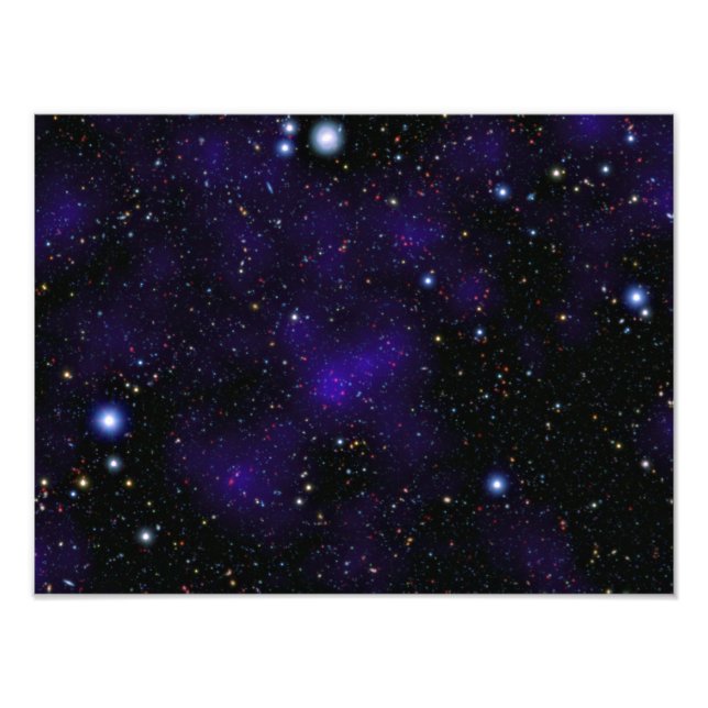 En stor mängd galaxer fototryck (Framsidan)