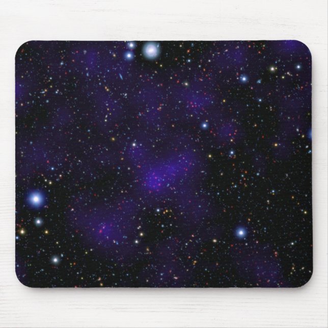 En stor mängd galaxer musmatta (Framsidan)