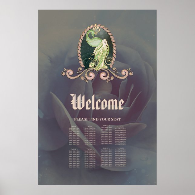 En stor påk i guld och grönt. poster (Framsidan)