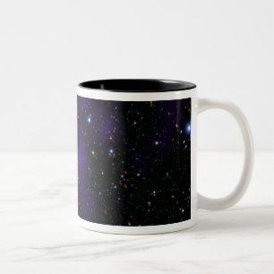 En stor samling av galaxer Två-Tonad mugg