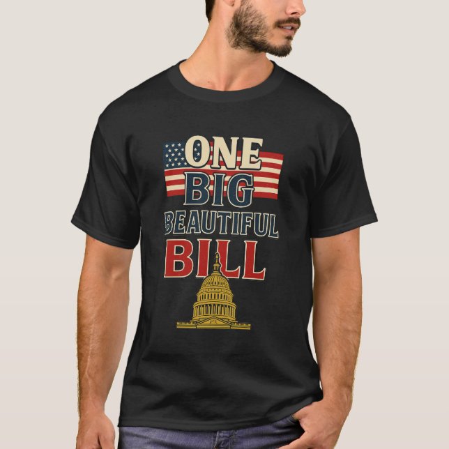 En stor vacker räkning trump t shirt (Framsida)