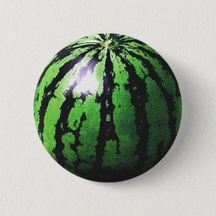 en stor vattenmelon knapp