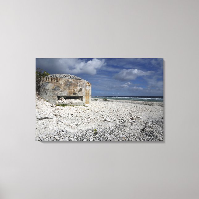 En störande bunker canvastryck (Framsida)