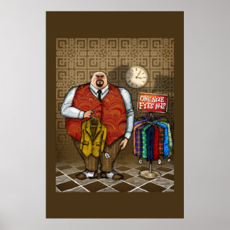 En Storlek passar alla Poster