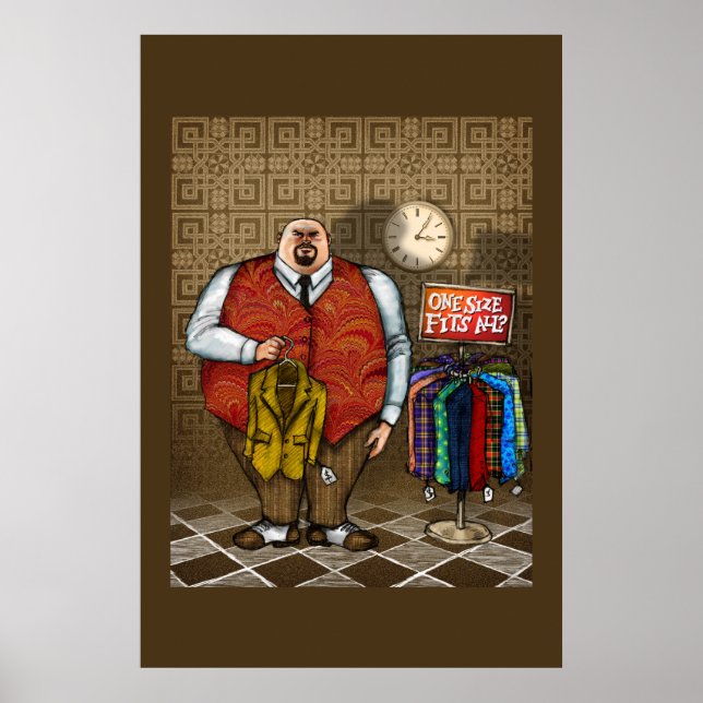 En Storlek passar alla Poster (Framsidan)