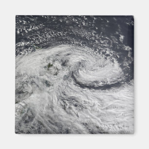En storm över New Zealand Magnet
