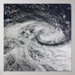 En storm över New Zealand Poster