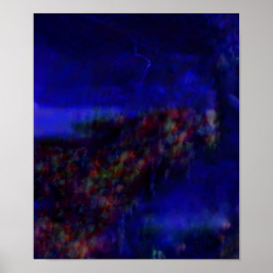 En stormig natt ~ Affisch 11x13,13