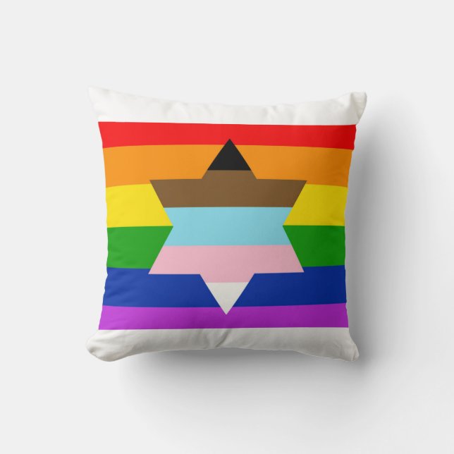 En större bro Flagga Dekorativ kudde (Framsida)