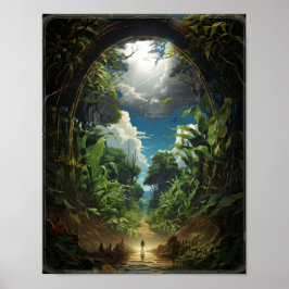 "En större värld" - fantasi Poster