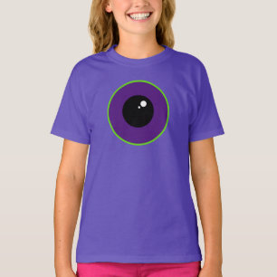 En Stort öga Lila Costume Tri-Blend Shirt T