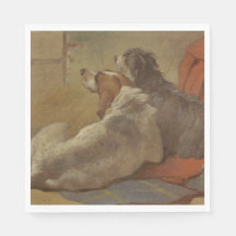 En Stövare och en Bearded Collie (Två Hundar) (Dju