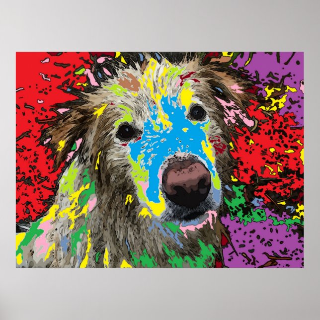 En stram hund poster (Framsidan)