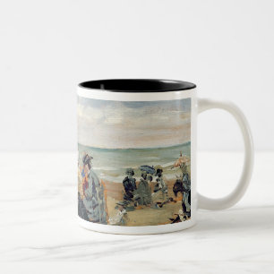 En strandplats Två-Tonad mugg