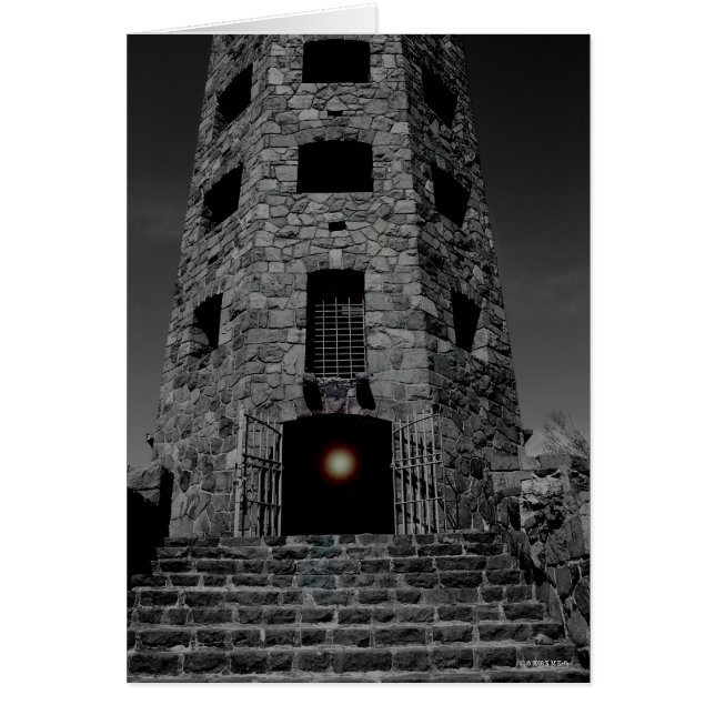 EN STRANGE KVÄLL! HÄLSNINGSKORT (Framsidan)