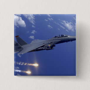 En strejkaörn för flygvapen F-15E Knapp
