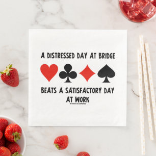 En stressad dag i bron slår tillfredsställande pappersservett