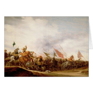 En stridplats, 1653 hälsningskort