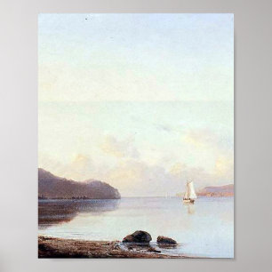 En ström i Antilles av Camille Pissarro Poster
