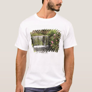 En strömma och en vattenfall i den Dartmoor Tee Shirt