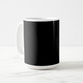 En strukturerad svart yta med subtilt kornmönster kaffemugg