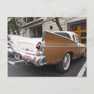 En Studebaker Silver Hawk klassisk bil parkerad på Vykort
