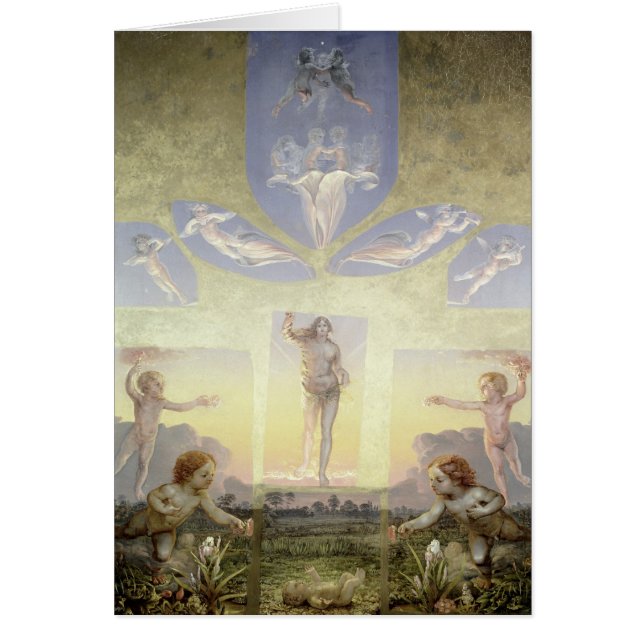 En studie för understödjaversionen av ' hälsningskort (Framsidan)