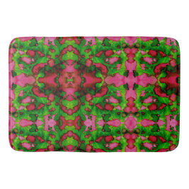 En studie om Rosa och Grönt Badrumsmatta