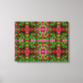 En studie om Rosa och Grönt Canvastryck