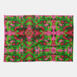 En studie om Rosa och Grönt Kökshandduk