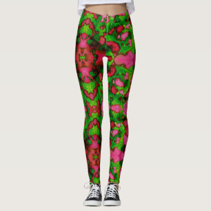 En studie om Rosa och Grönt Leggings