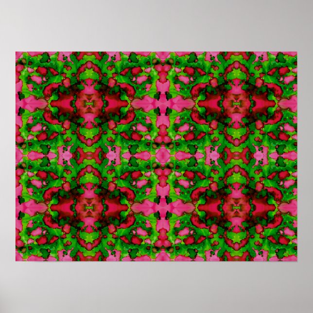 En studie om Rosa och Grönt Poster (Framsidan)