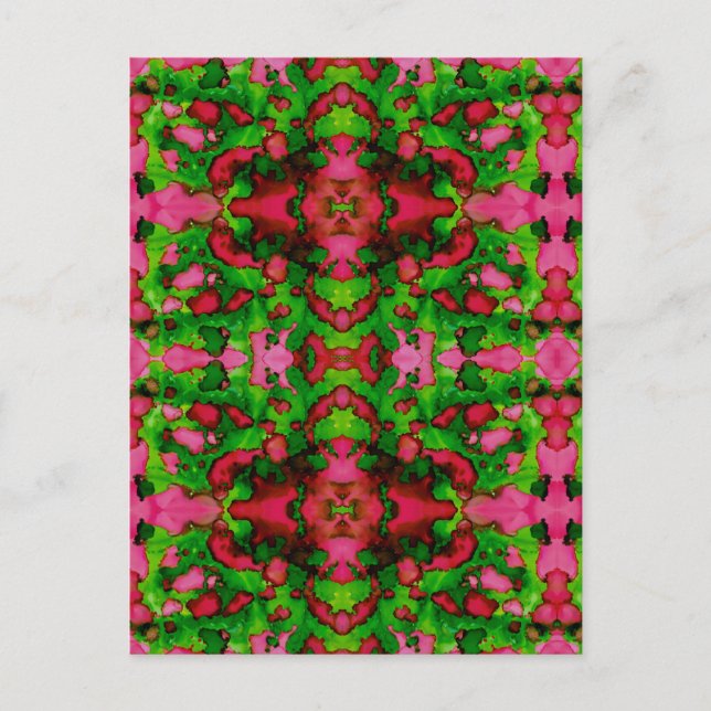 En studie om Rosa och Grönt Vykort (Framsida)