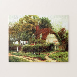 En stuga i Hambledon av Helen Allingham Pussel